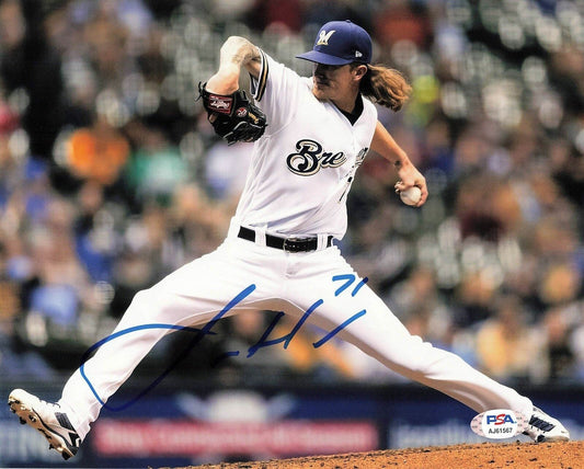 Josh Hader signed 8x10 photo PSA/DNA Milwaukee Brewers Autographed