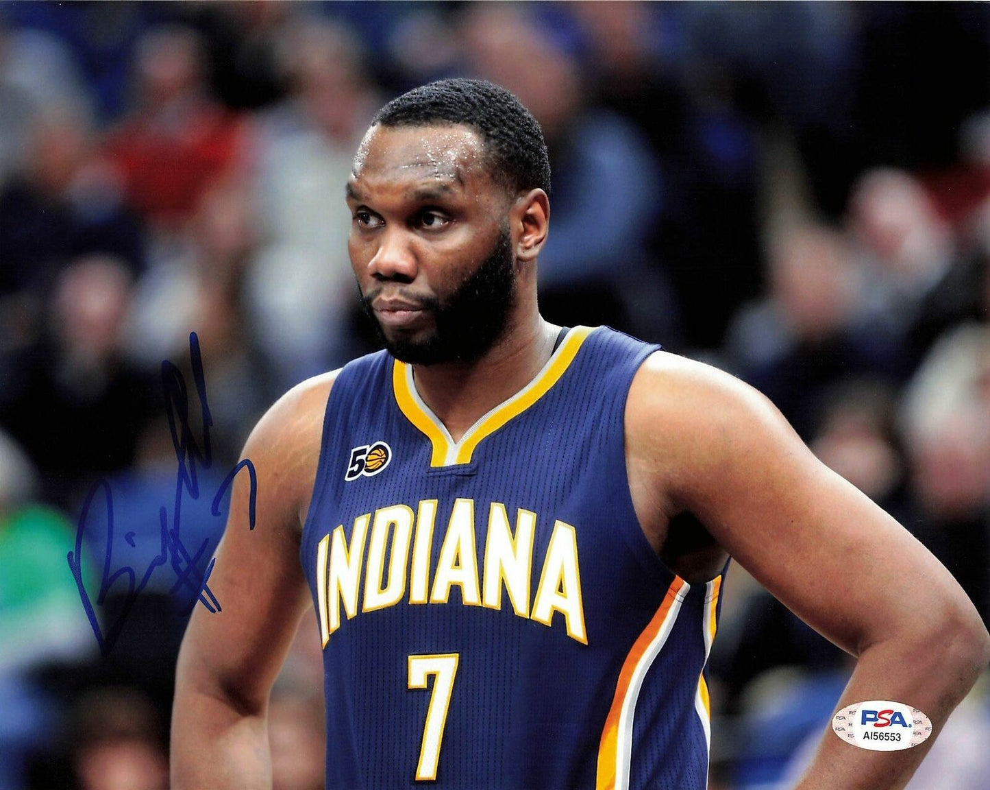 Al Jefferson signed 8x10 photo PSA/DNA Indiana Pacers Autographed