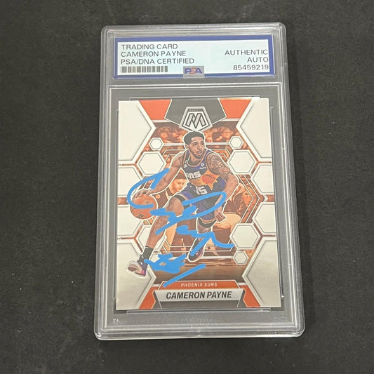 2022-2023 Panini Mosaic #169 CAMERON PAYNE Signed Card AUTO PSA Slabbed