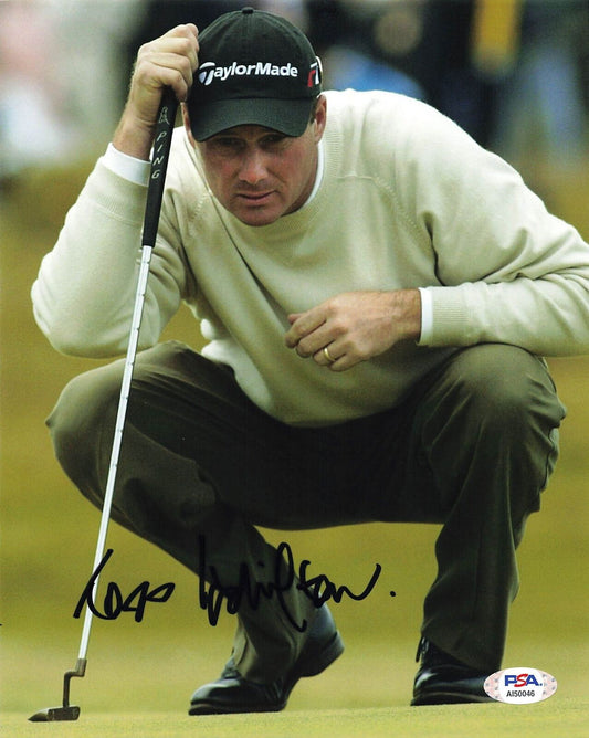 Todd Hamilton Signed 8x10 photo PSA/DNA Autographed Golf PGA