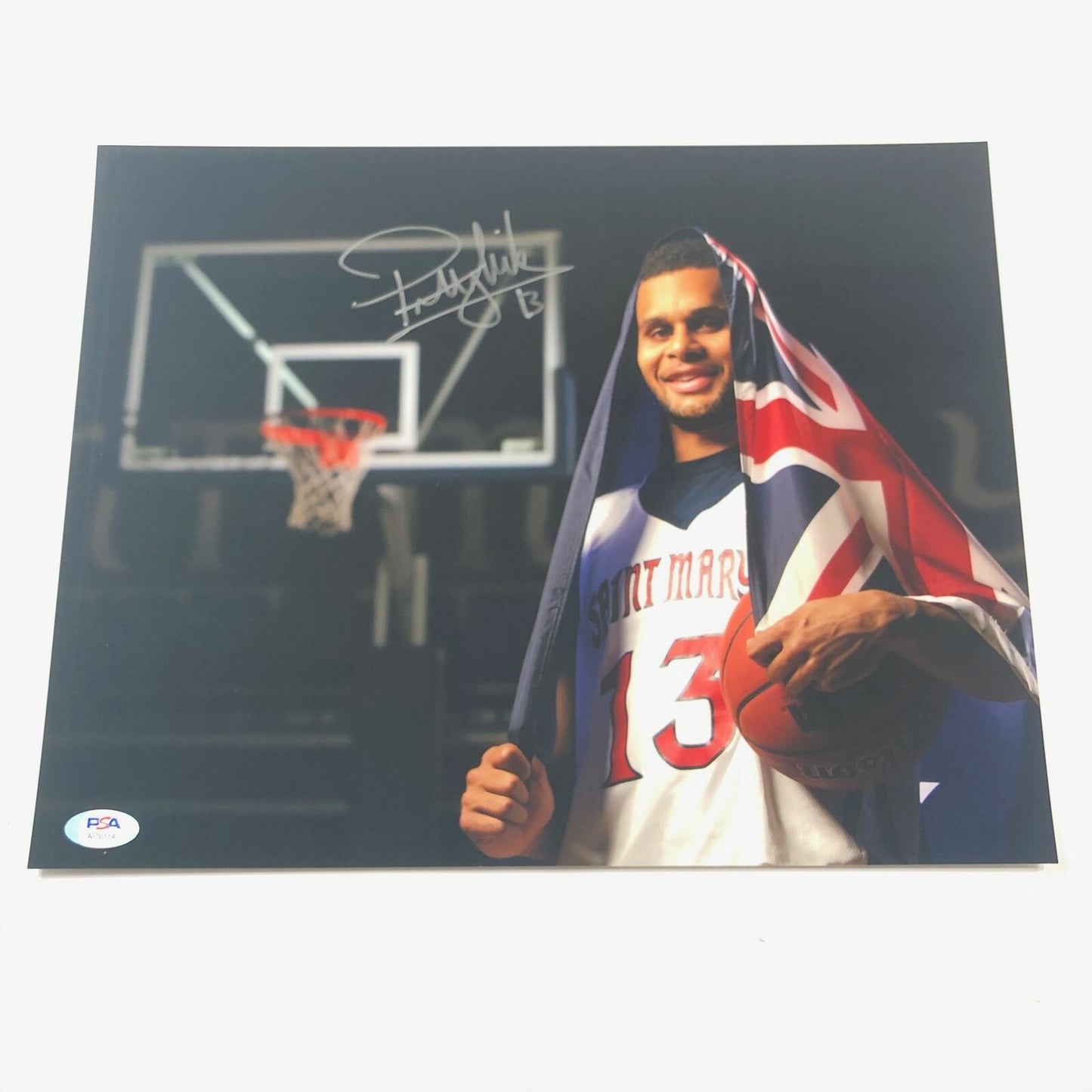 Patty Mills signed 11x14 photo PSA/DNA San Antonio Spurs Autographed