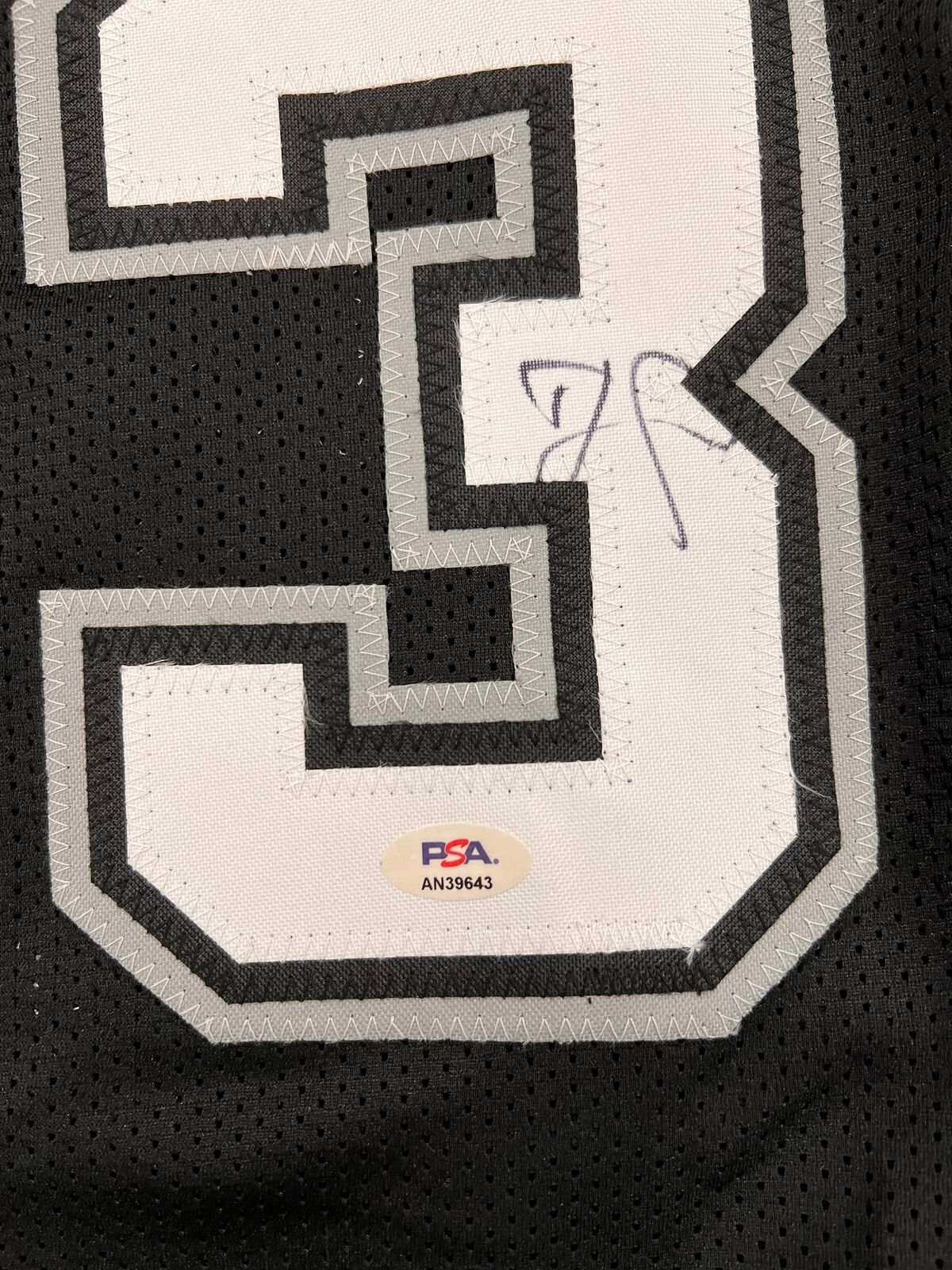 TRE JONES signed jersey PSA/DNA San Antonio Spurs Autographed