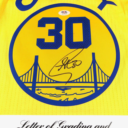 Stephen Curry signed jersey PSA/DNA Auto Grade 10 Autographed WARRIORS