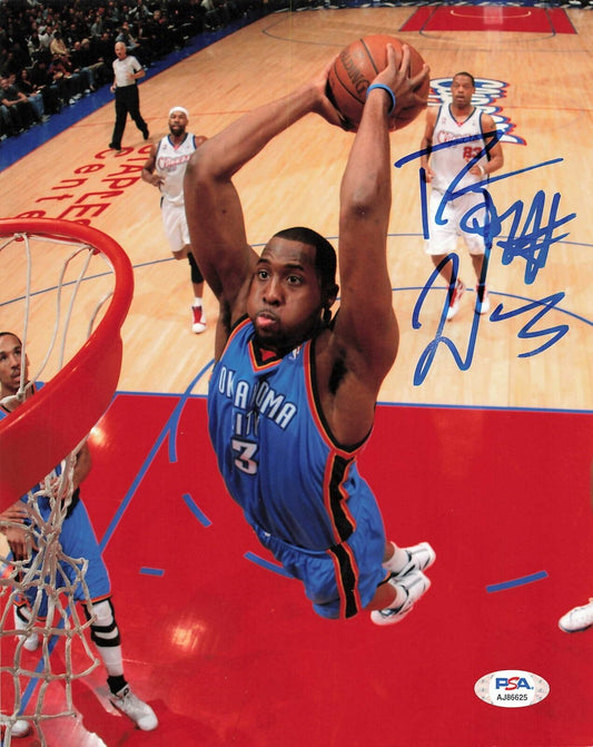 D.J. WHITE signed 8x10 photo PSA/DNA Oklahoma City Thunder Autographed