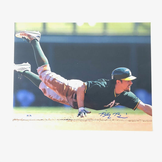 Billy Burns signed 11x14 Photo PSA/DNA Oakland Athletics autographed