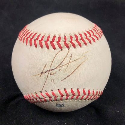 Harold Martinez signed baseball PSA/DNA Texas Rangers autographed