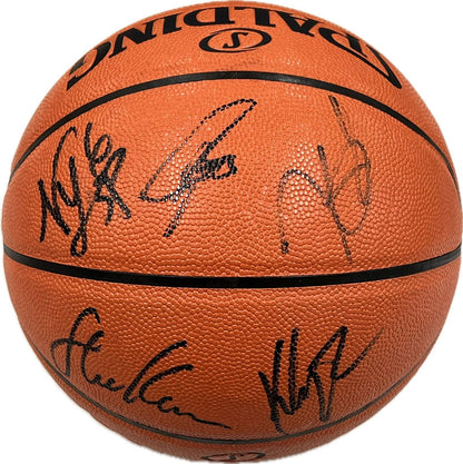 2017-18 Golden State Warriors Team signed Basketball PSA/DNA LOA Warriors autogr