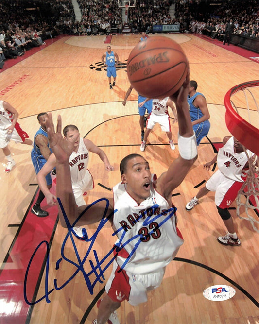 Jamario Moon signed 8x10 photo PSA/DNA Toronto Raptors Autographed