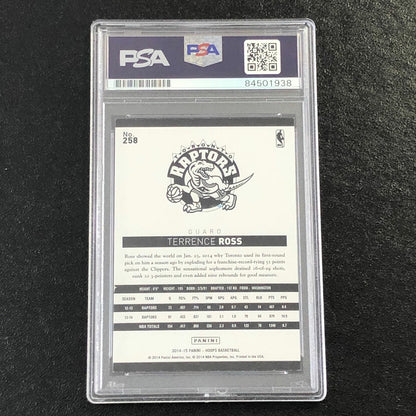 2014-15 NBA Hoops #258 Terrence Ross Signed Card AUTO PSA Slabbed Raptors