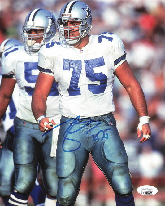 Tony Casillas signed 8x10 photo JSA COA Dallas Cowboys Autographed Picture