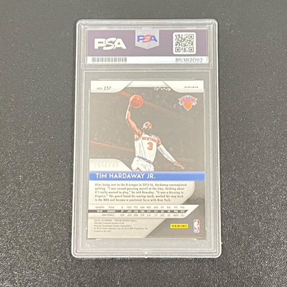 2018-19 Panini Prizm #237 Tim Hardaway Jr Signed Card AUTO PSA Slabbed Knicks