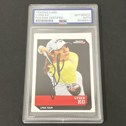 #506 Lydia Ko signed card PSA