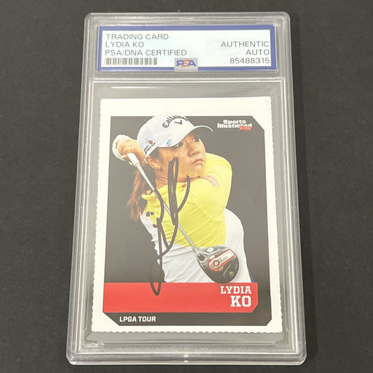 #506 Lydia Ko signed card PSA