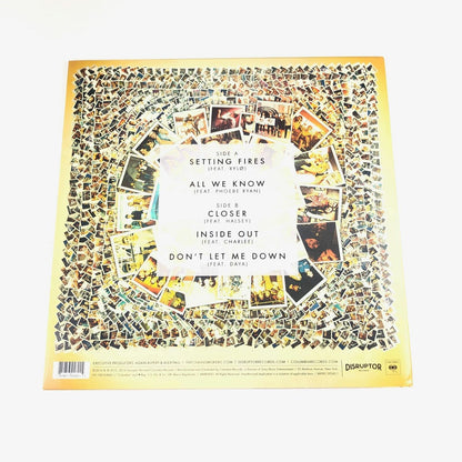 ALEX PALL ANDREW TAGGART signed The Chainsmokers' Collage LP Vinyl PSA/DNA Album