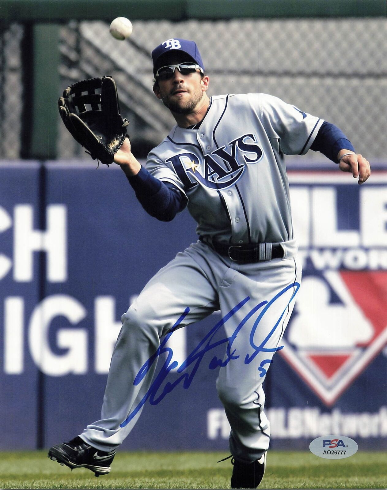 Sam Fuld signed 8x10 photo PSA/DNA Autographed Tampa Bay Rays