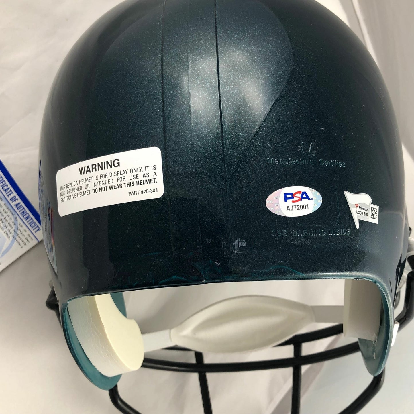 Carson Wentz Signed Full Size Helmet PSA/DNA Fanatics Philadelphia Eagles Autogr