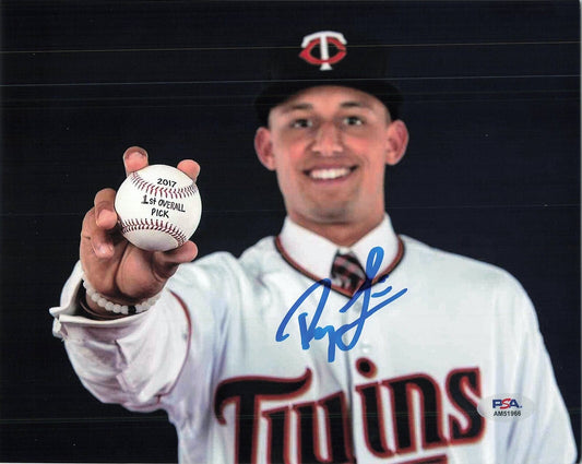 ROYCE LEWIS signed 8x10 photo PSA/DNA Minnesota Twins Autographed