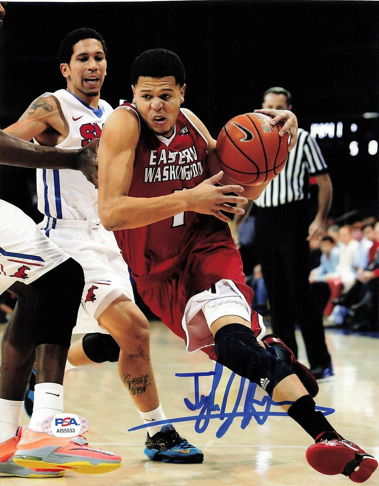 Tyler Harvey signed 8x10 photo PSA/DNA Eastern Washington Eagles Autographed