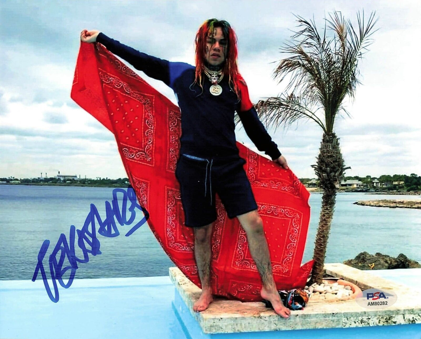 Tekashi 69 6IX9INE signed 8X10 photo PSA/DNA autographed Rapper Day69 Tekashi69