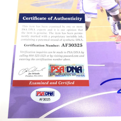 De'Aaron Fox Signed 8x10 photo PSA/DNA Sacramento Kings Autographed