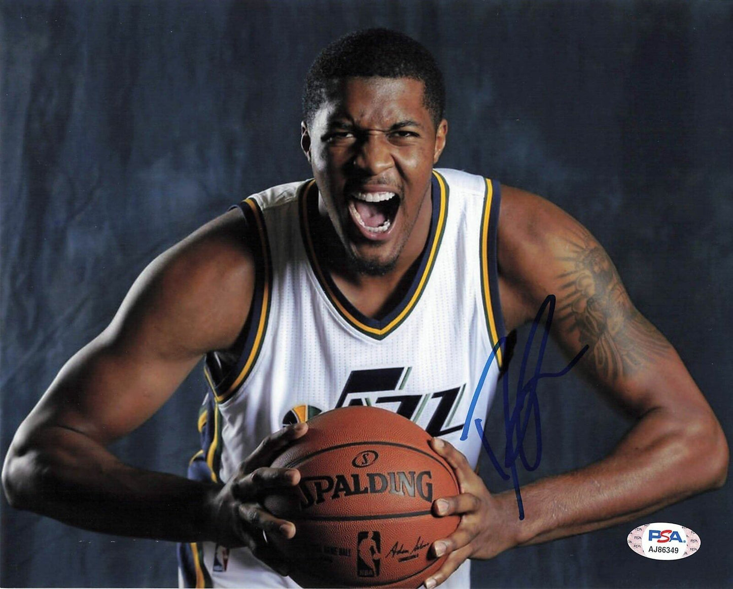 Derrick Favors signed 8x10 photo PSA/DNA Utah Jazz Autographed