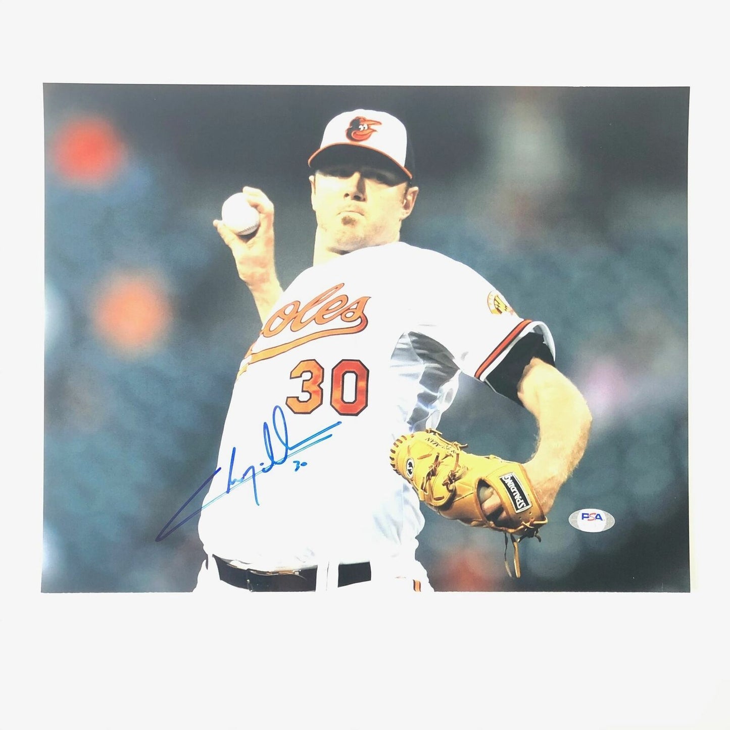 Chris Tillman signed 11x14 Photo PSA/DNA Orioles autographed