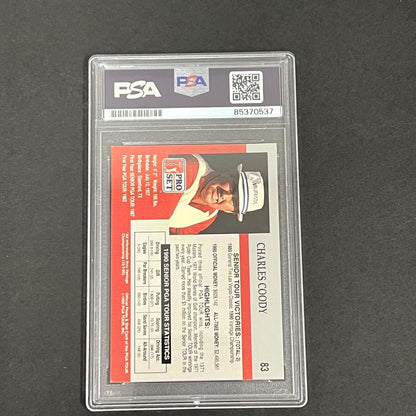 1990 PGA Tour Pro Set #83 Charles Coody Signed Card PSA/DNA Autographed Slabbed