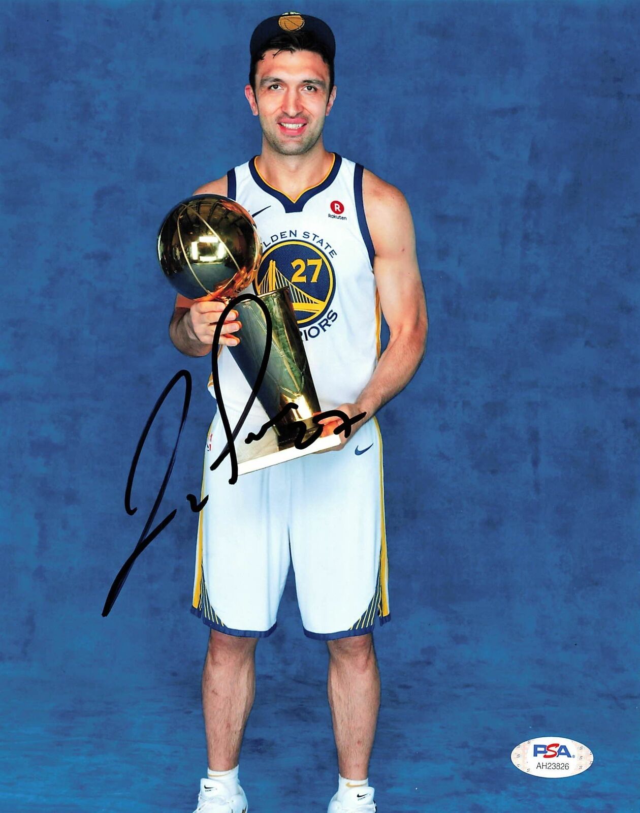 Zaza Pachulia signed 8x10 photo PSA/DNA Golden State Warriors Autographed