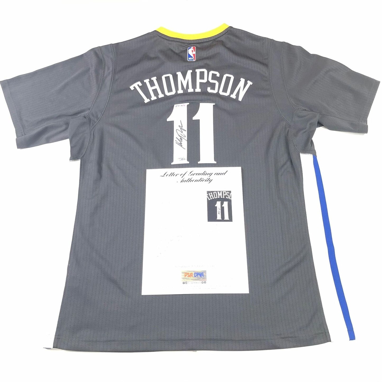 Klay Thompson signed jersey PSA/DNA Fanatics Auto Grade 10 LOA