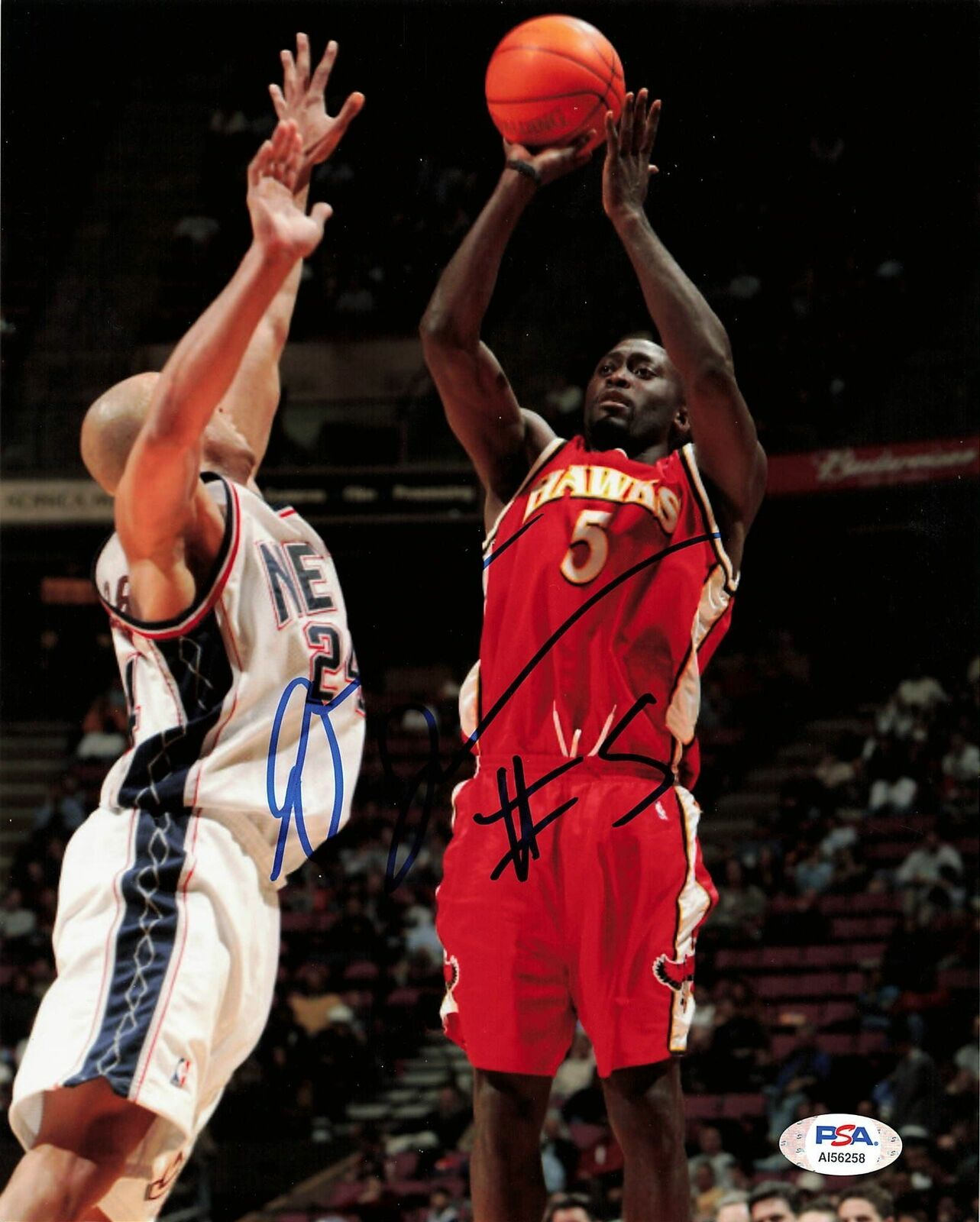 Dion Glover signed 8x10 photo PSA/DNA Atlanta Hawks Autographed