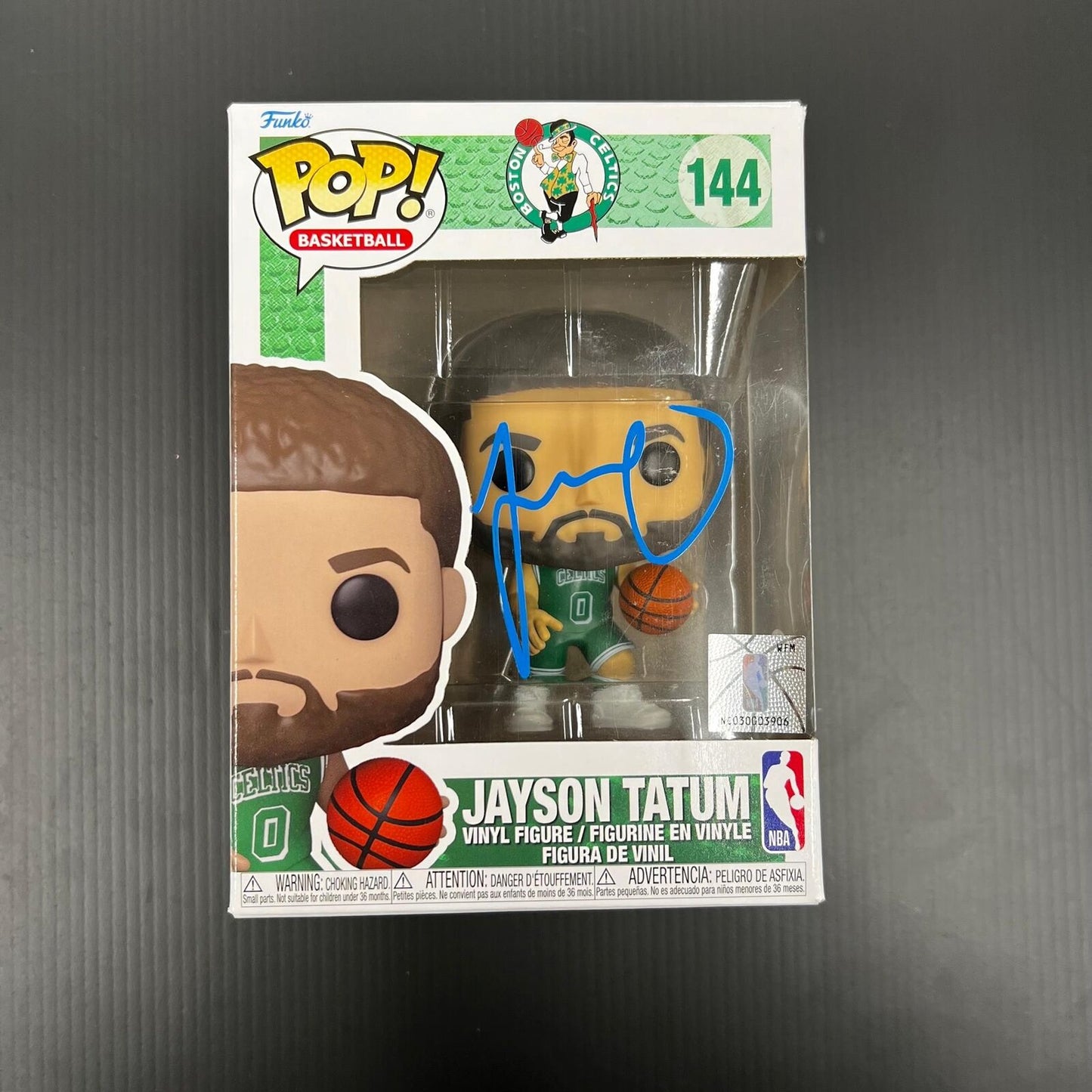 Jayson Tatum Signed Funko Pop #144 PSA/DNA AUTO Celtics