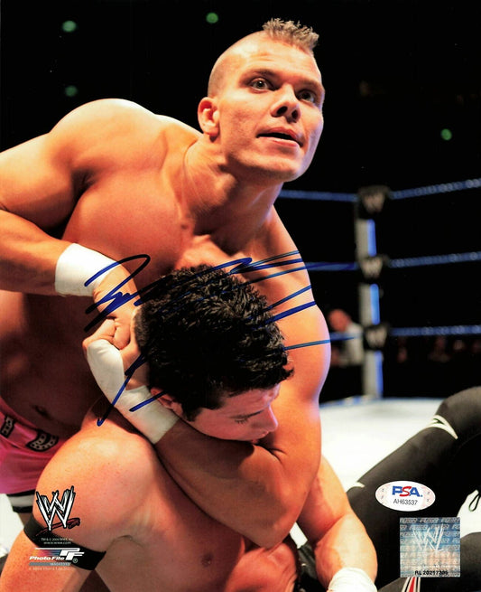 Tyson Kidd signed 8x10 photo PSA/DNA COA WWE Autographed Wrestling