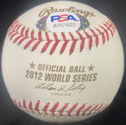 Gregor Blanco signed 2012 World Series baseball PSA/DNA Giants autographed ball