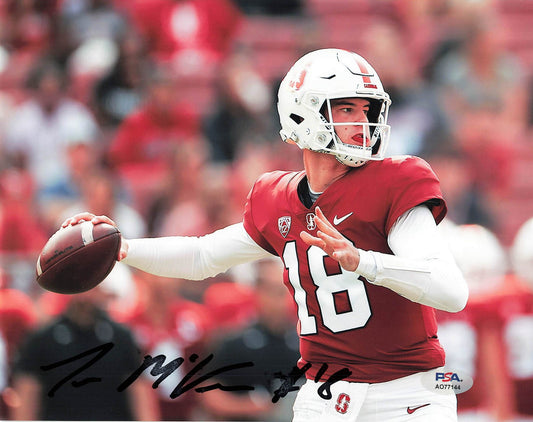Tanner Mckee Signed 8x10 Photo PSA Autographed Stanford Cardinal