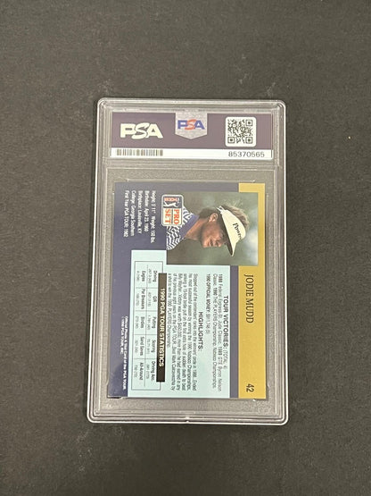 1990 PGA Tour Pro Set #42 Jodie Mudd Signed Card PSA/DNA Autographed Slabbed Gol