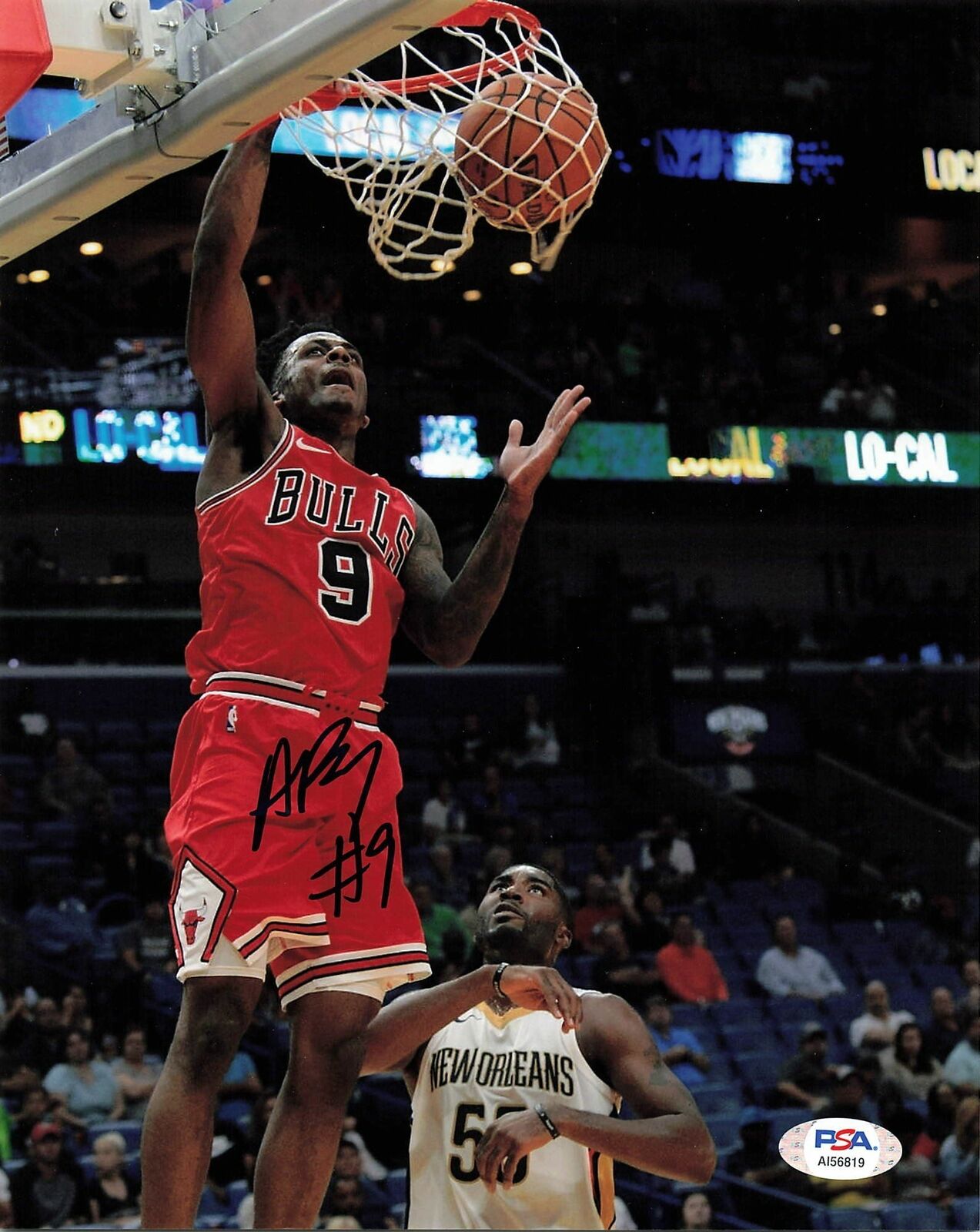 ANTONIO BLAKENEY signed 8x10 photo PSA/DNA Chicago Bulls Autographed