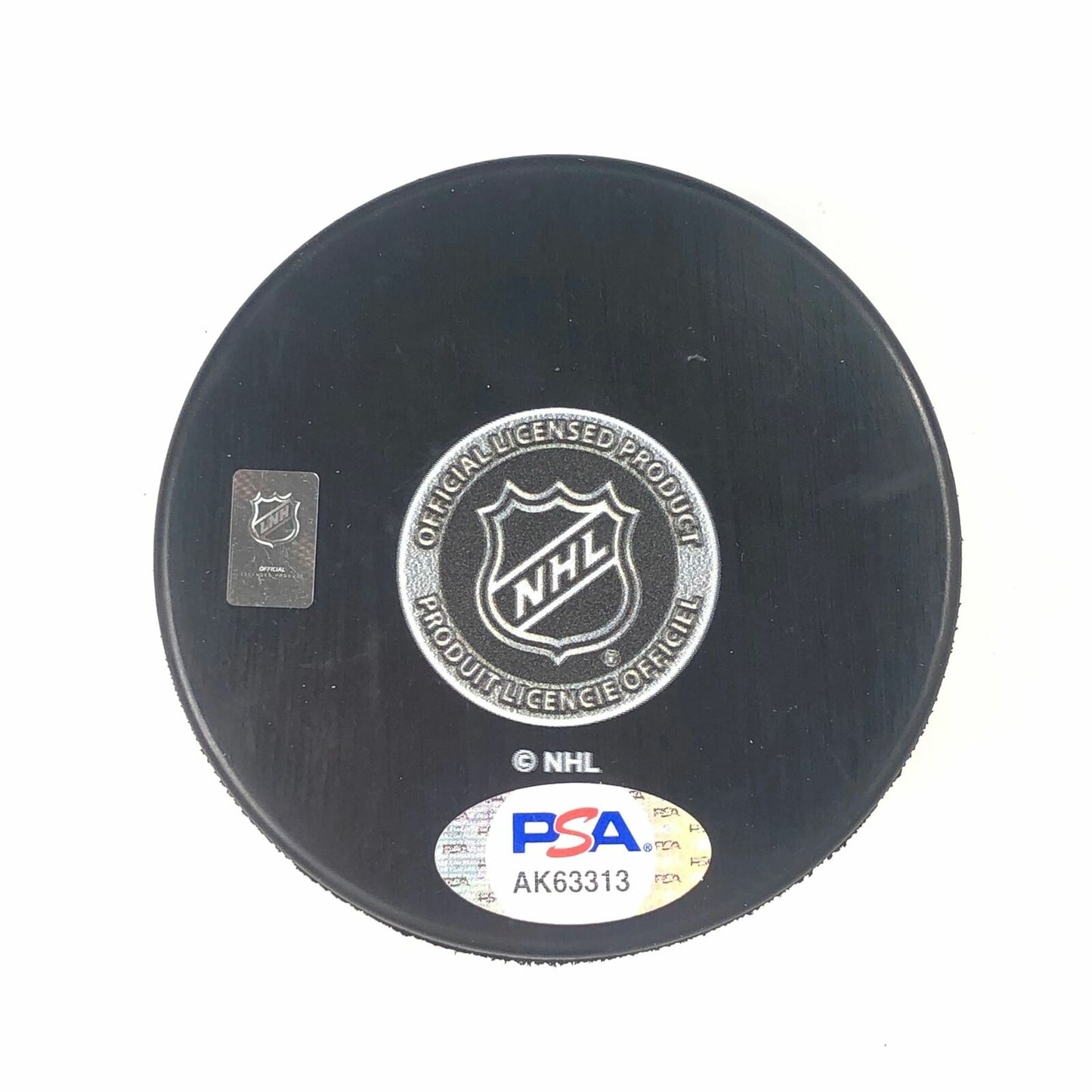 JUJHAR KHAIRA signed Hockey Puck PSA/DNA Chicago Blackhawks Autographed