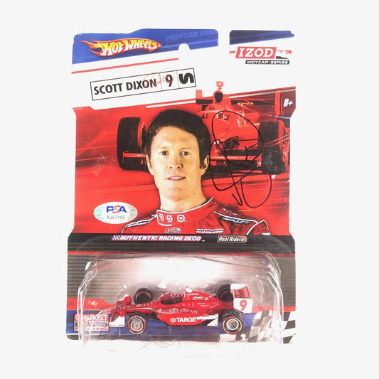 SCOTT DIXON Signed Hot Wheels Toybox PSA/DNA Racing