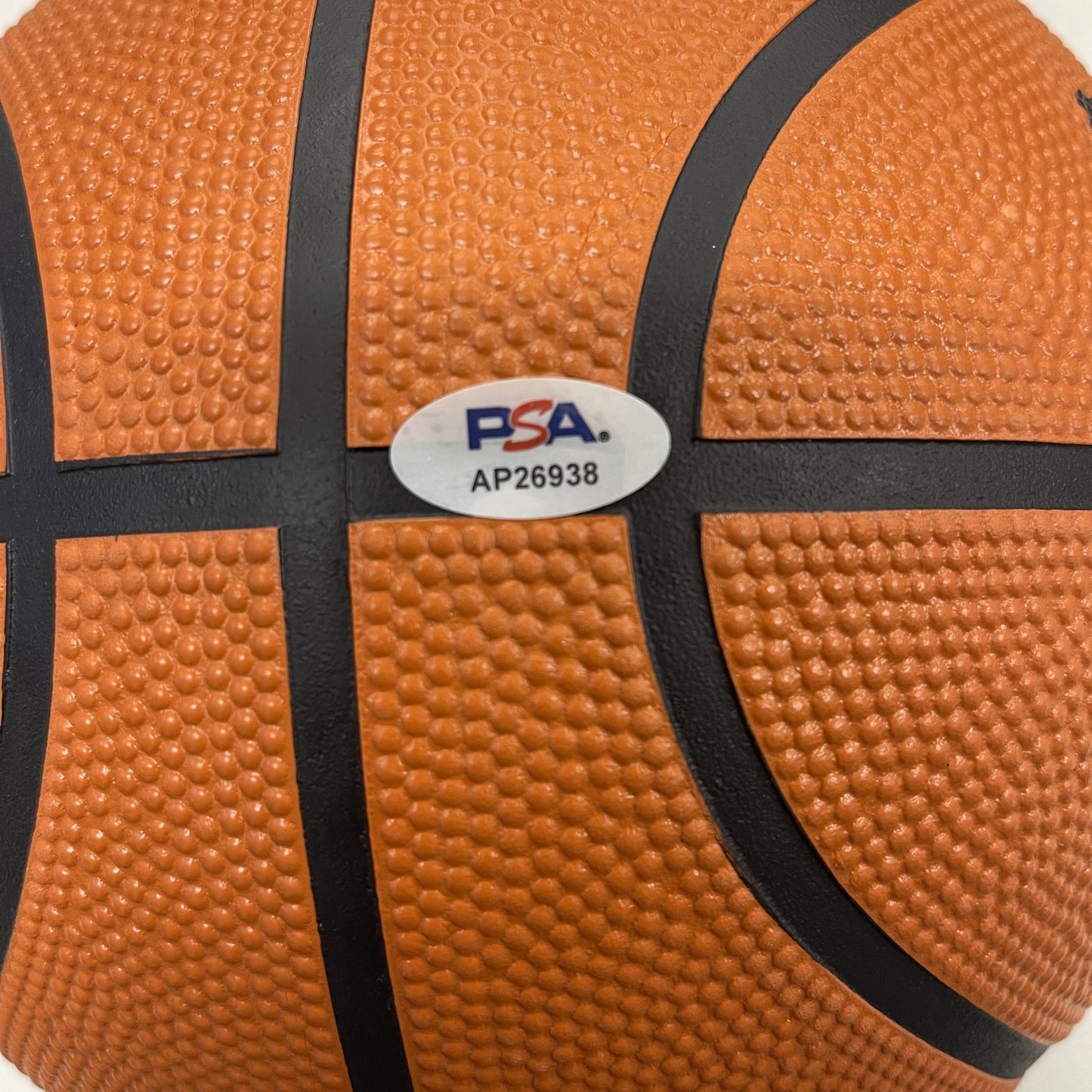 Nick Collison Signed Basketball PSA Oklahoma City Thunder