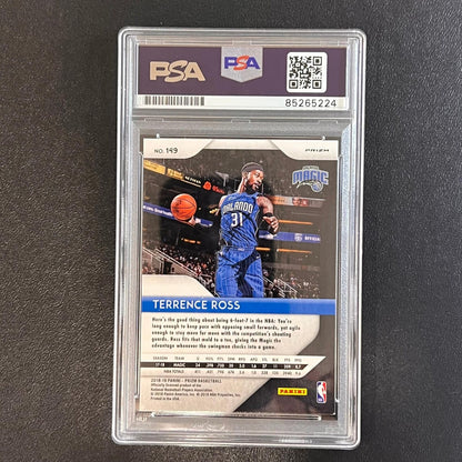 2018-19 Panini Prizm #149 Terrence Ross Signed Card AUTO PSA Slabbed Magic