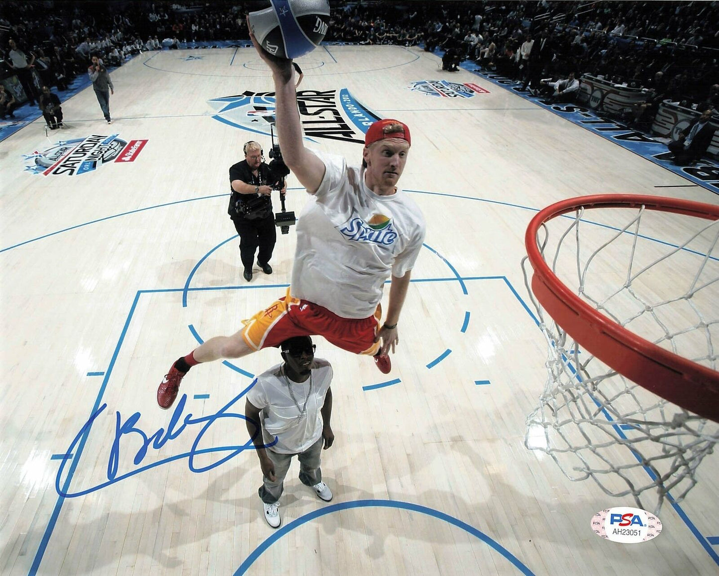 Chase Budinger signed 8x10 photo PSA/DNA Houston Rockets Autographed