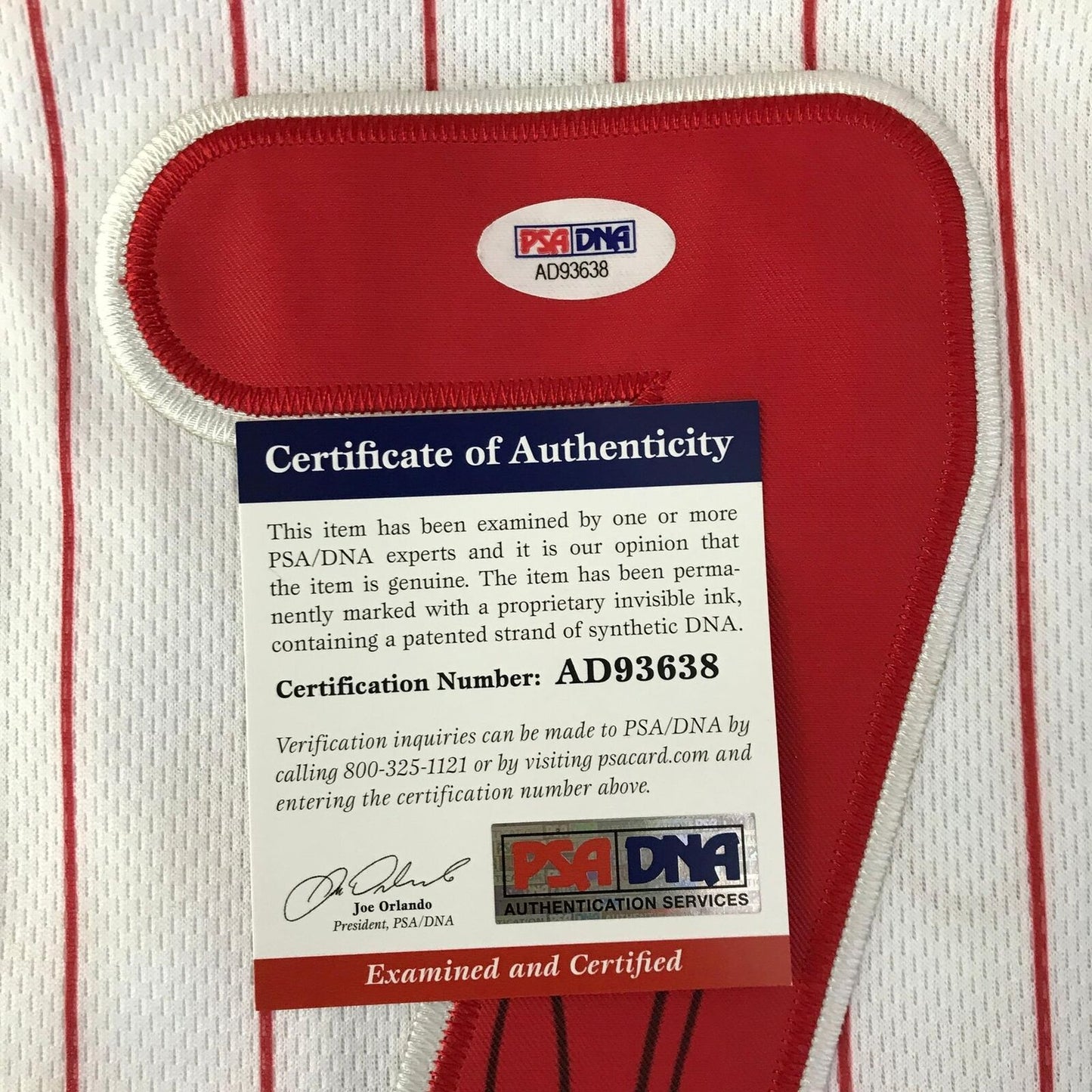 Aaron Nola signed jersey PSA/DNA Philadelphia Phillies Autographed