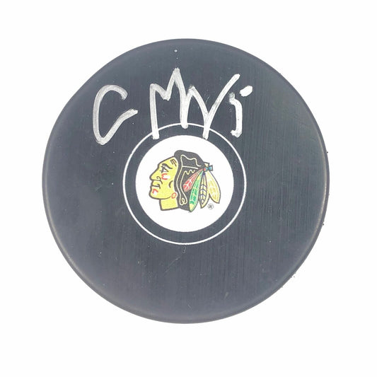 CONNOR MURPHY signed Hockey Puck PSA/DNA Chicago Blackhawks Autographed