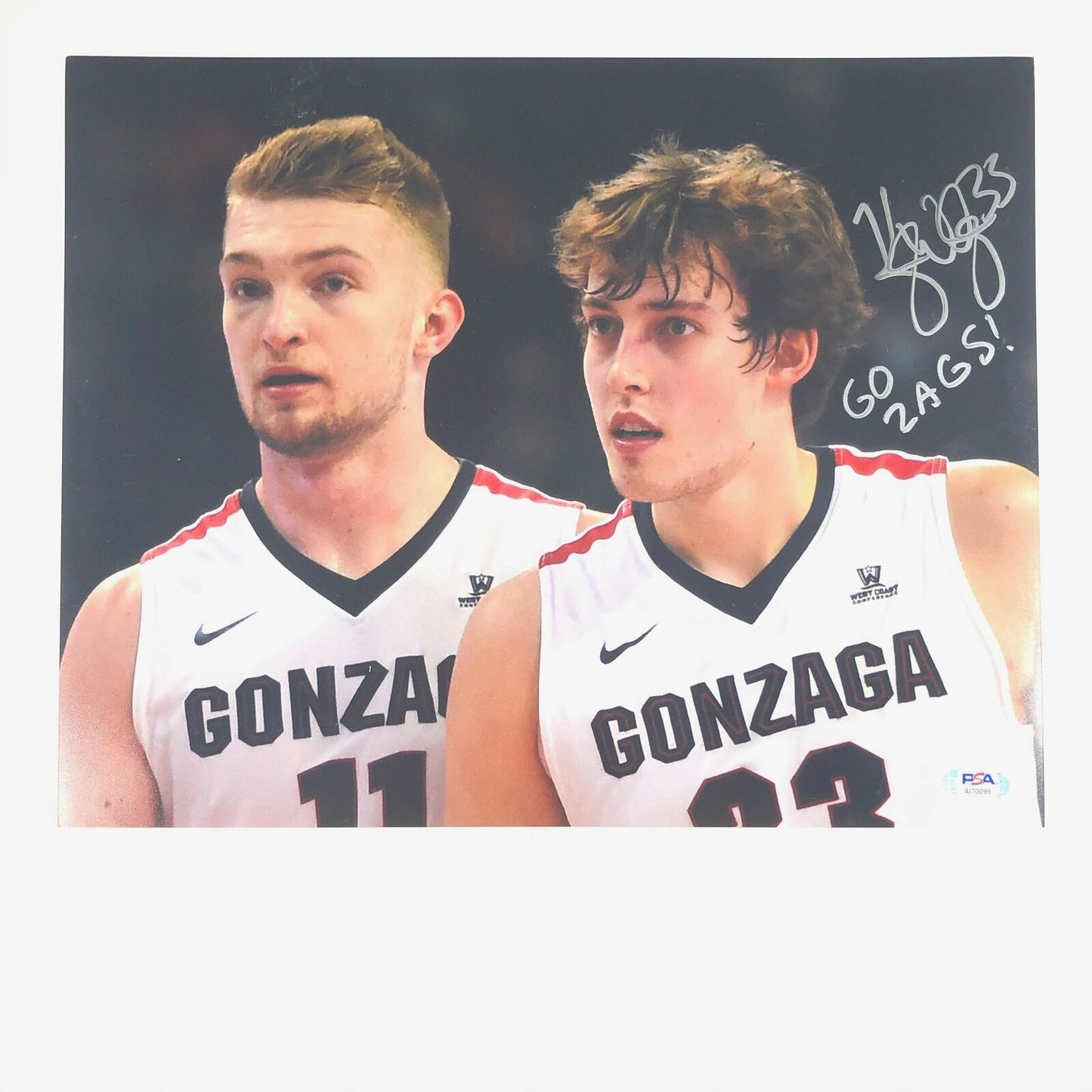 KYLE WILTJER signed 11x14 photo PSA/DNA Gonzaga Bulldogs Autographed