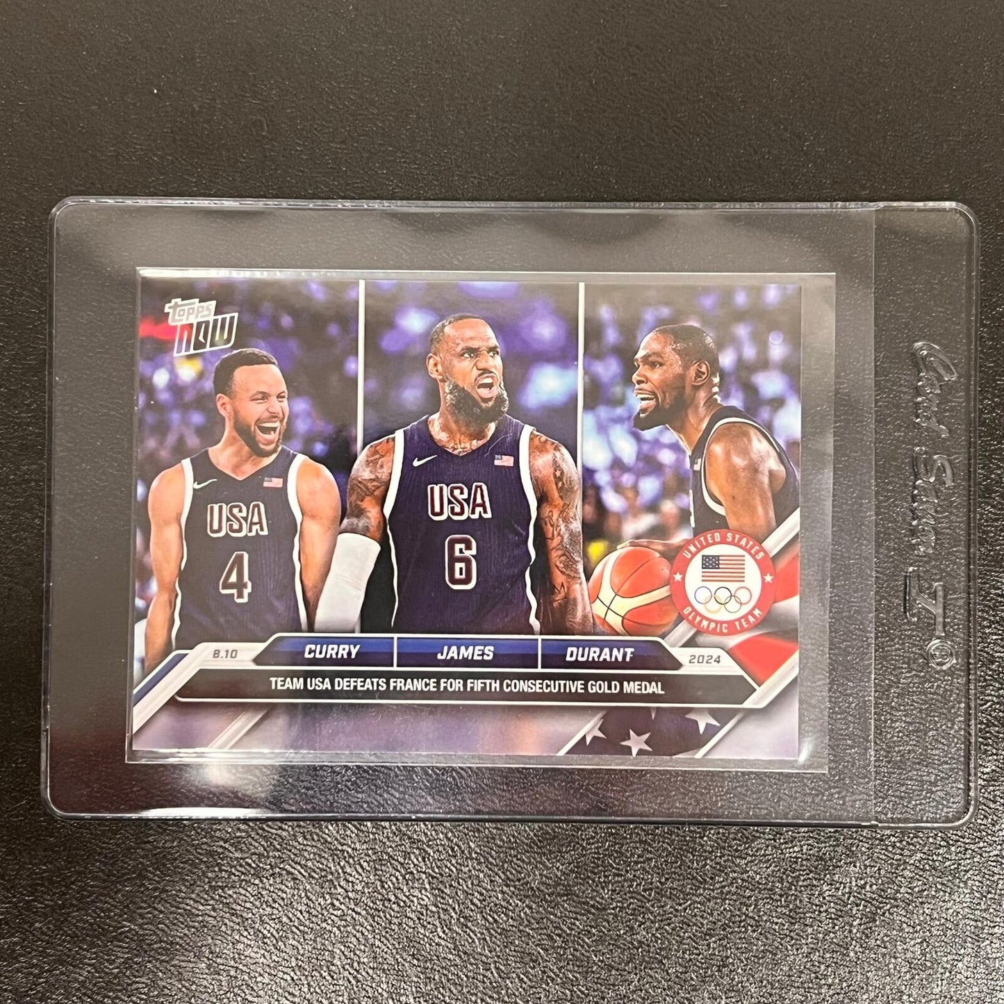 2024 Topps Now #26 Stephen Curry Lebron James Kevin Durant White Logo