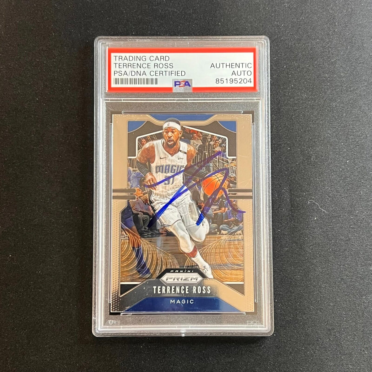 2019-20 Panini Prizm #44 Terrence Ross Signed Card AUTO PSA Slabbed Magic