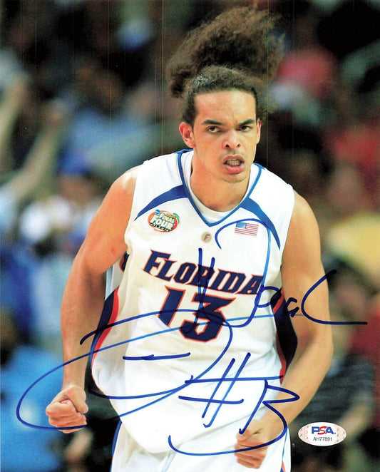 Joakim Noah signed 8x10 photo PSA/DNA Florida Gators Autographed