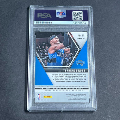 2019-20 Panini Mosaic Cracked Ice #52 Terrence Ross Signed Card AUTO PSA/DNA Sla