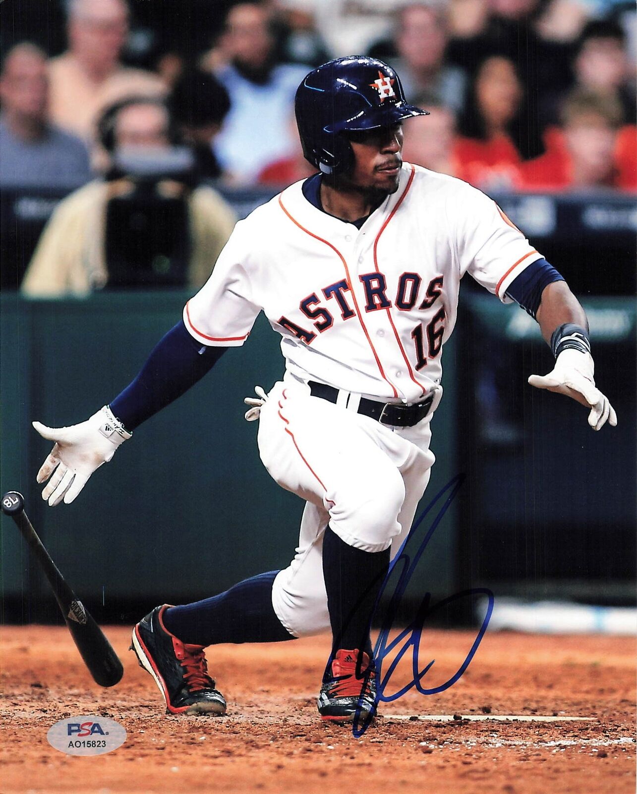 Tony Kemp signed 8x10 photo PSA/DNA Houston Astros Autographed