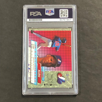 1992 Fleer Ultra #511 Moises Alou Signed Card AUTO PSA Slabbed Expos